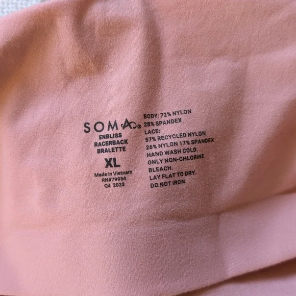 Soma | Enbliss | Racerback Bralette with Lace Back - Picture 7 of 7